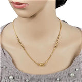 Mangalsutra Combo Deal Gold Plated Necklace Pendant Mangalsutra 30 Inch And 18 Inch Combo Pack With Earring for Women (Pack of 5)
